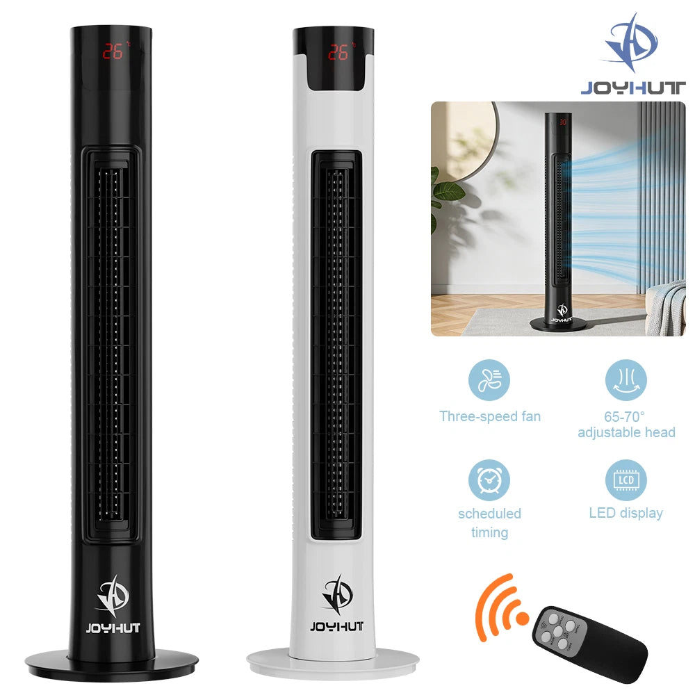 32" TOWER FAN INCH AIR COOLING FREE STANDING TOWER FAN 3 SPEED OSCILLATING QUIET