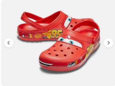 Brand New Crocs Lightning McQueen Cars ALL ADULT SIZES TikTok Trending 2026 UK.