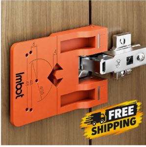 Cabinet Door Hinge Jig Retainer Concealed Hinge Positioning Ruler