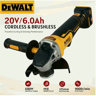 DEWALT DCG405 125mm Flat Head Angle Grinder Bare Tool 18V Brushless Lithium