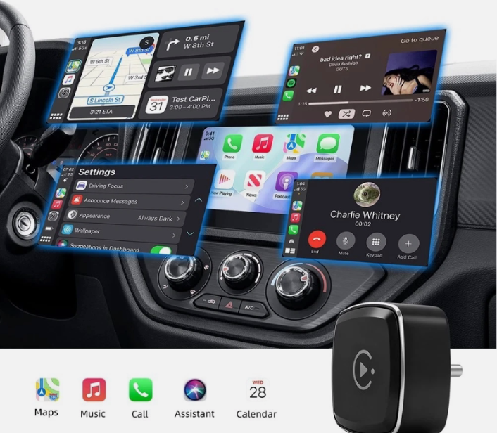 2026 Wireless CarPlay Adapter For iPhone Apple Wireless Carplay USB Plug & Play