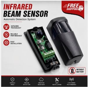 Laser Alarm System Infrared Beam Sensor Motion Detector Home Security Protection