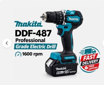 Makita DDF487 18V LXT Brushless Cordless Drill Driver Bare Unit Body Only | UK