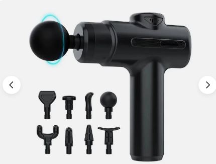 Massage Gun Deep Tissue 20 Speeds Muscle Percussion Cordless Neck Back w/ Bag