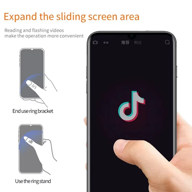 Universal Stent Mobile Phone Holder Stand Finger Ring Magnetic For Cute Cell Smart Phone Transparent Holder for iPhone Samsung