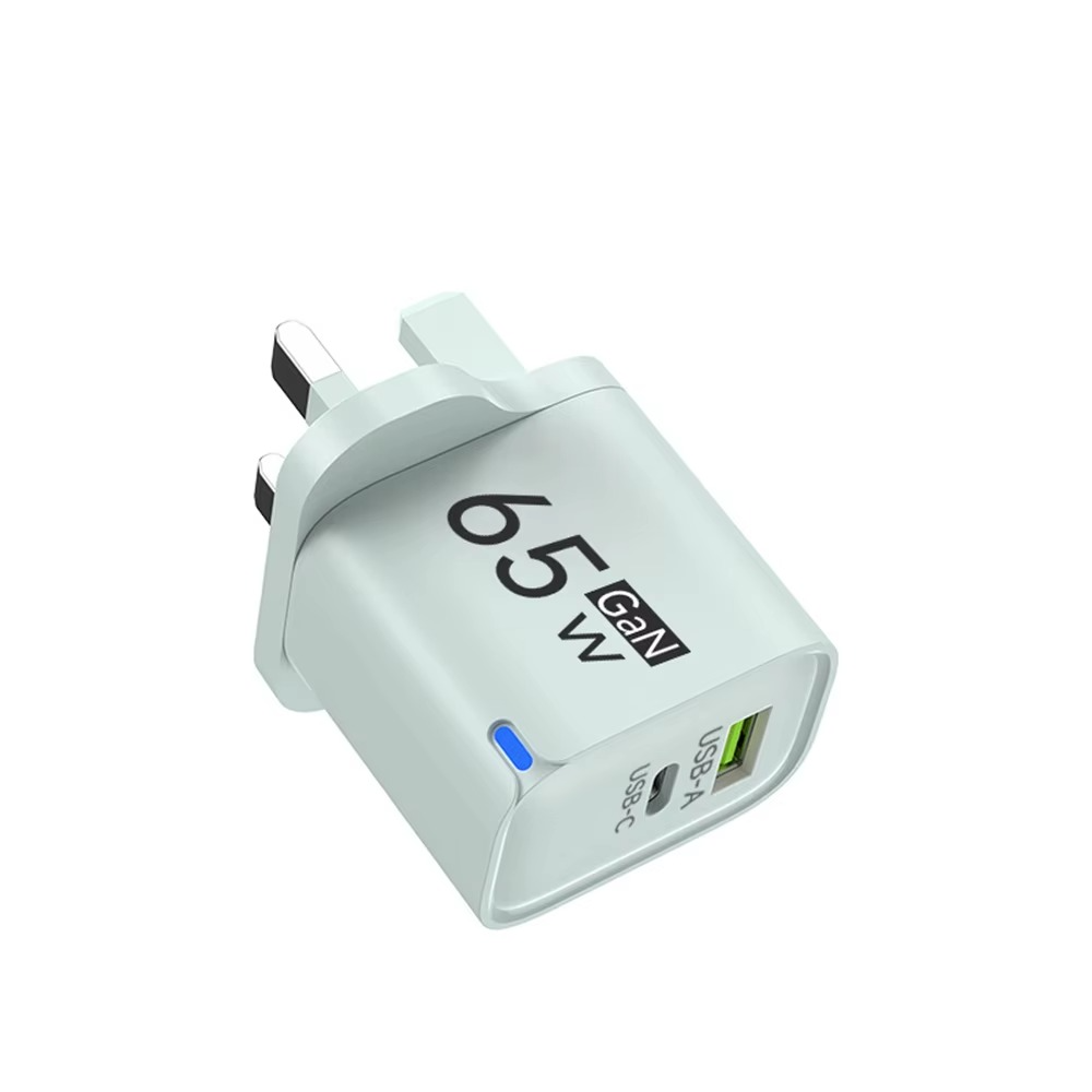 USB 65W GaN Charger PD Quick Charge 3.0 Type C Fast Charging Travel Charger EU/US/UK Adpter For iPhone Samsung Xiaomi For Phone