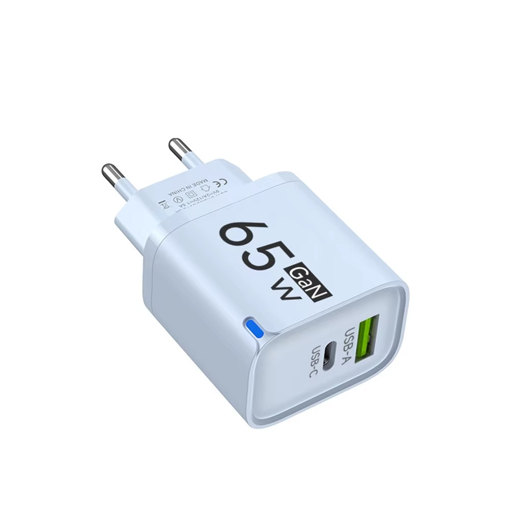 USB 65W GaN Charger PD Quick Charge 3.0 Type C Fast Charging Travel Charger EU/US/UK Adpter For iPhone Samsung Xiaomi For Phone