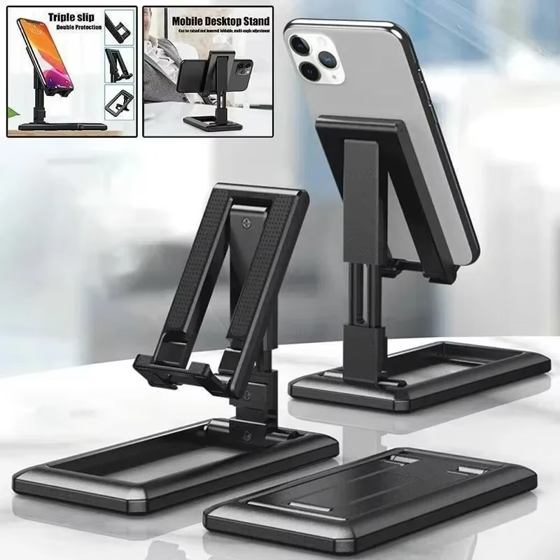Foldable Tablet Mobile Phone Desktop Phone Stand for iPad iPhone Samsung Desk Holder Adjustable Desk Bracket Smartphone Stand