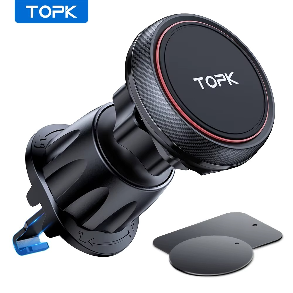 Universal Magnetic Car Phone Holder Mount 360°Rotationfor Air Vent & Dashboard Windshield Suction Cup Stand for All Phones