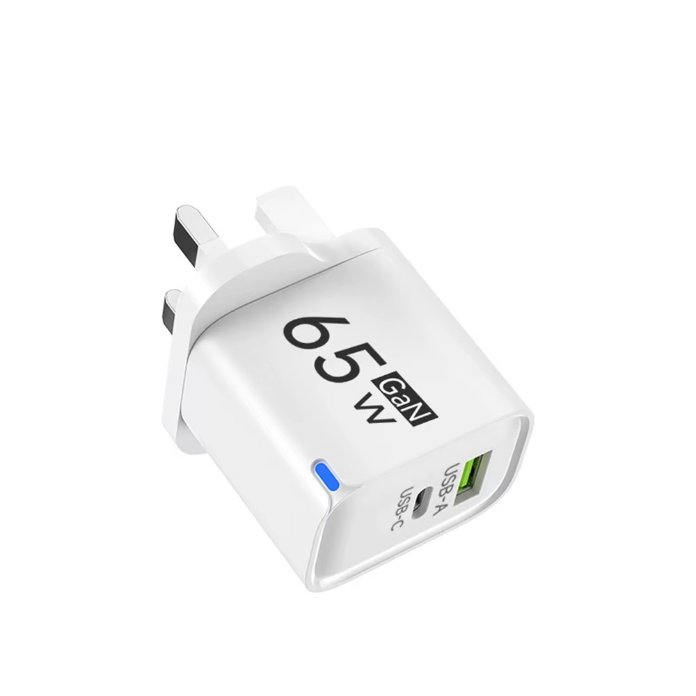 USB 65W GaN Charger PD Quick Charge 3.0 Type C Fast Charging Travel Charger EU/US/UK Adpter For iPhone Samsung Xiaomi For Phone
