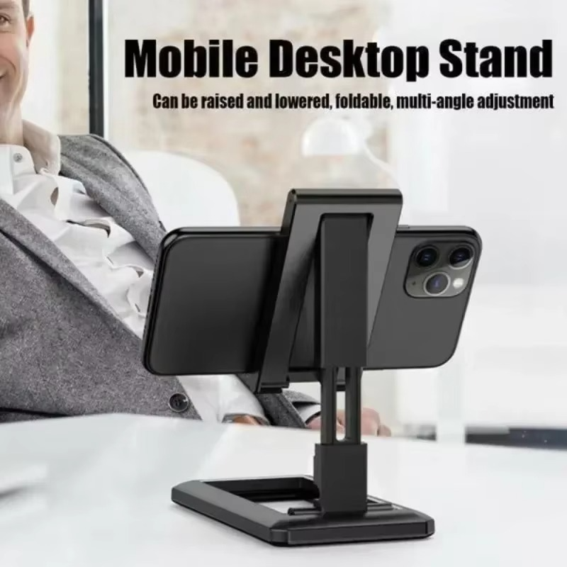 Foldable Tablet Mobile Phone Desktop Phone Stand for iPad iPhone Samsung Desk Holder Adjustable Desk Bracket Smartphone Stand