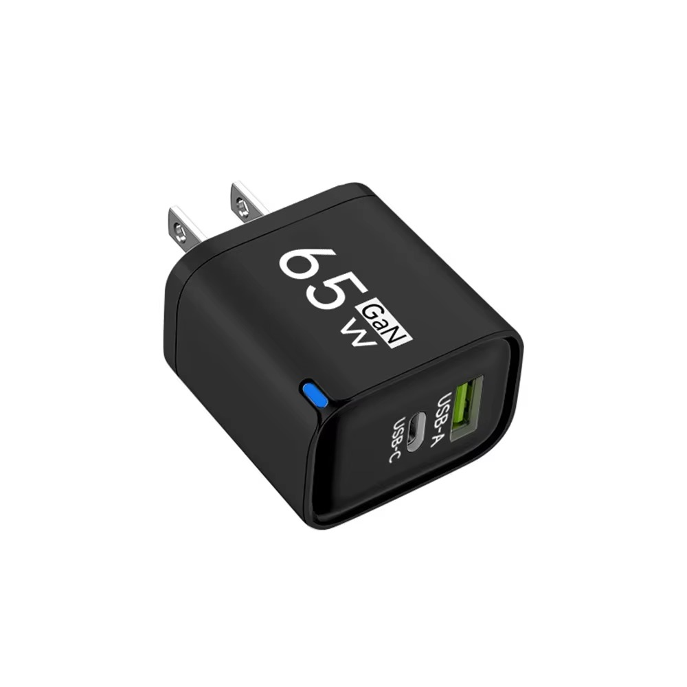 USB 65W GaN Charger PD Quick Charge 3.0 Type C Fast Charging Travel Charger EU/US/UK Adpter For iPhone Samsung Xiaomi For Phone