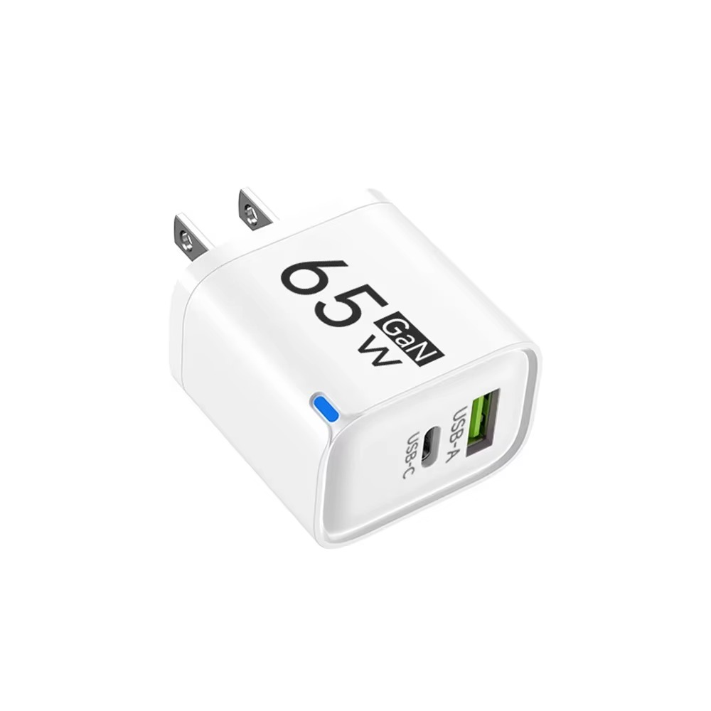 USB 65W GaN Charger PD Quick Charge 3.0 Type C Fast Charging Travel Charger EU/US/UK Adpter For iPhone Samsung Xiaomi For Phone