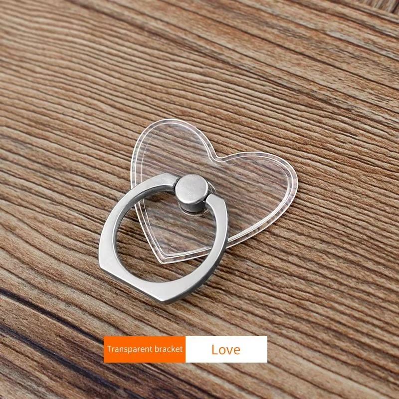 Universal Stent Mobile Phone Holder Stand Finger Ring Magnetic For Cute Cell Smart Phone Transparent Holder for iPhone Samsung