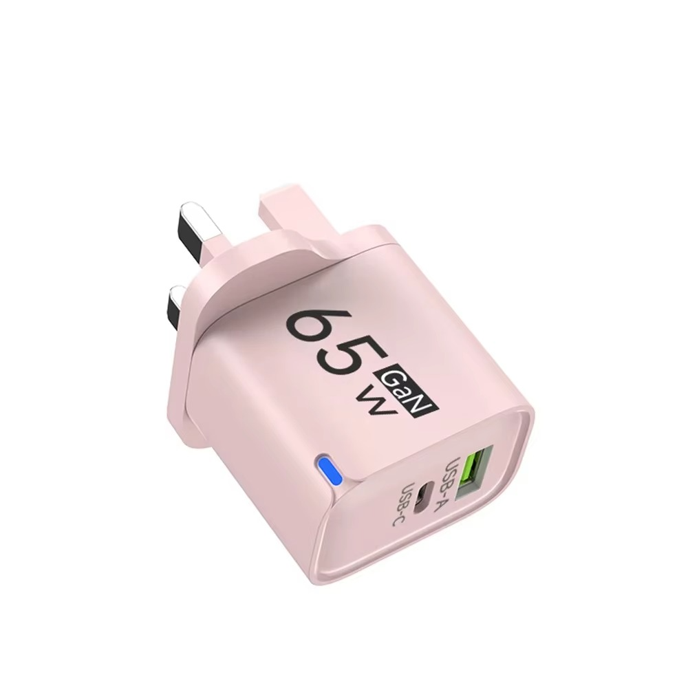 USB 65W GaN Charger PD Quick Charge 3.0 Type C Fast Charging Travel Charger EU/US/UK Adpter For iPhone Samsung Xiaomi For Phone