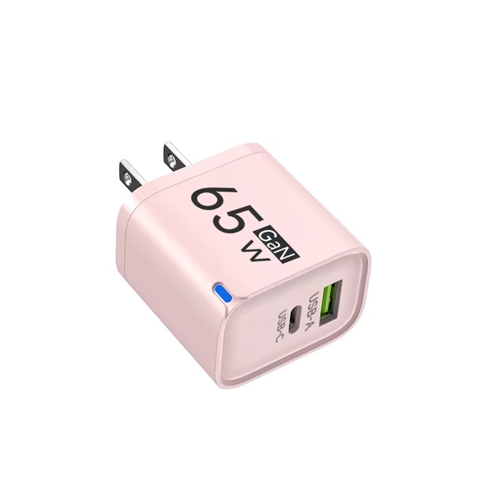 USB 65W GaN Charger PD Quick Charge 3.0 Type C Fast Charging Travel Charger EU/US/UK Adpter For iPhone Samsung Xiaomi For Phone