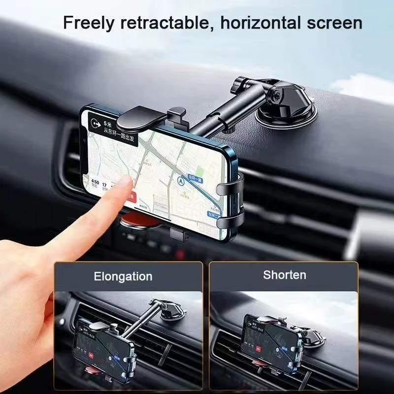 Universal Sucker Car Phone Holder 360° Windshield Car Dashboard Mobile Cell Support Bracket for 4.0-7 Inch Smartphones