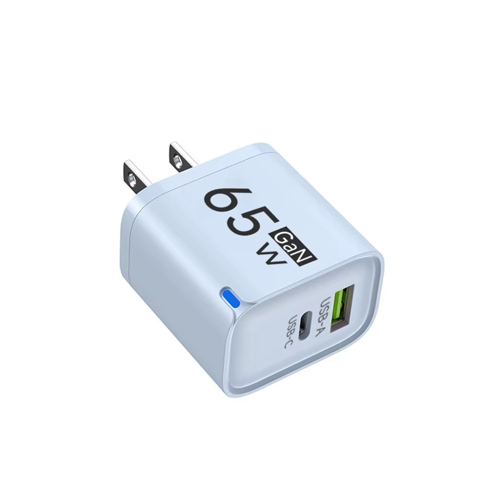 USB 65W GaN Charger PD Quick Charge 3.0 Type C Fast Charging Travel Charger EU/US/UK Adpter For iPhone Samsung Xiaomi For Phone