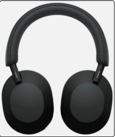 Sony WH-1000XM5SA Over-Ear Wireless Headphones in Black