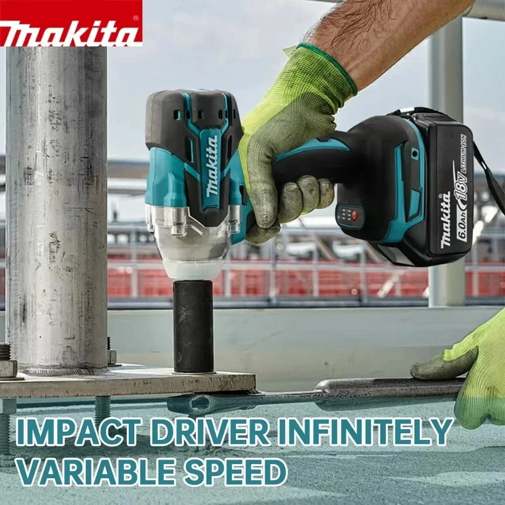 Makita DTW285 Brushless Electric Screwdriver 280N.m 1/2" Socket Rechargeable Drill Driver Compatible with Makita 18V Battery