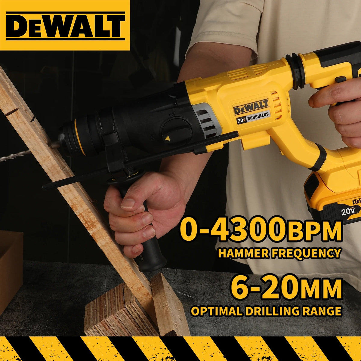 DEWALT DCH263 20V Brushless Cordless Hammer SDS PLUS D-Handle