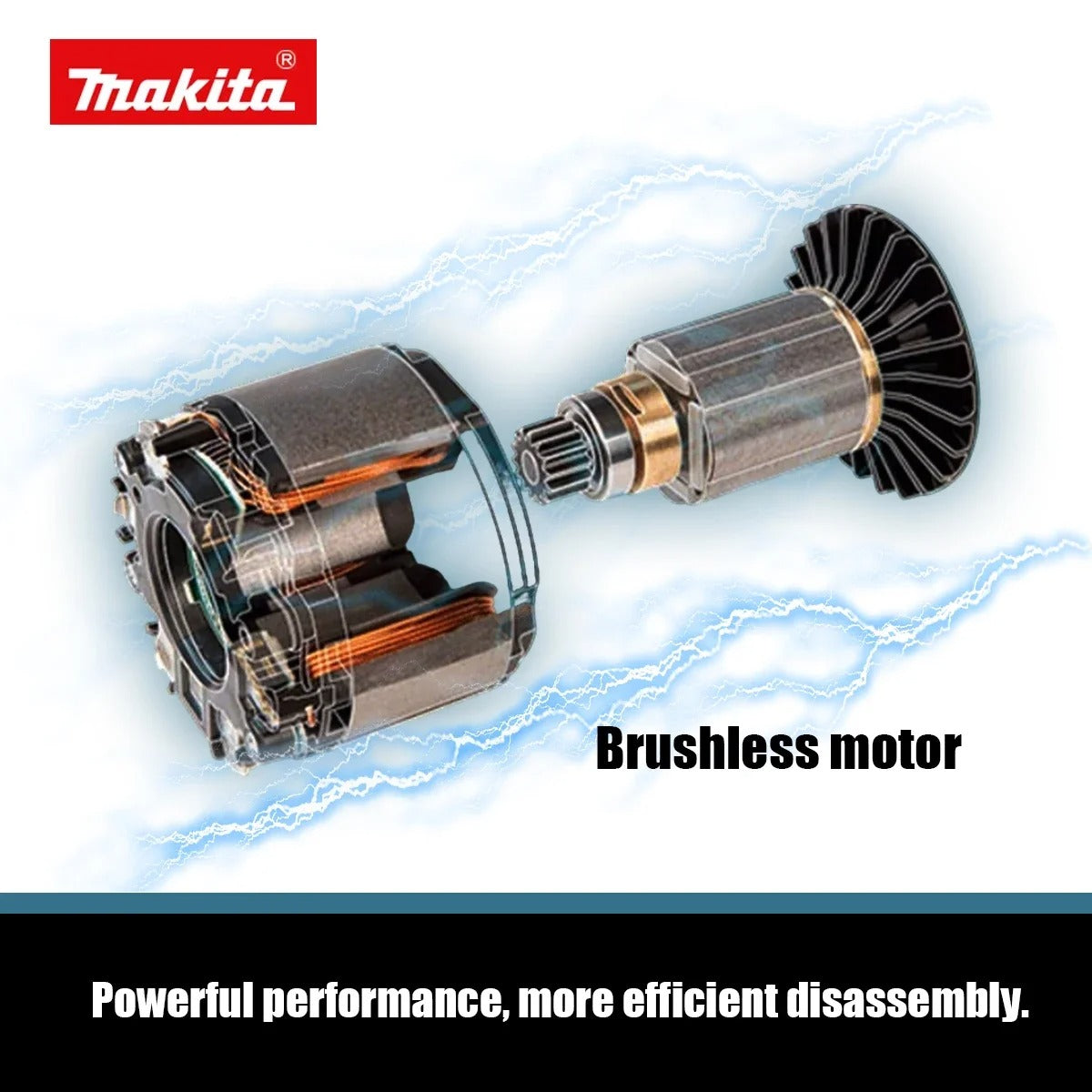 Makita DTW285 Brushless Electric Screwdriver 280N.m 1/2" Socket Rechargeable Drill Driver Compatible with Makita 18V Battery