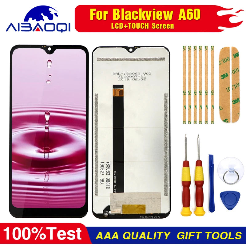 New Original LCD Display Touch Screen For Blackview A60 Pro Cell Phone Replacement Parts Cell Phone Accessories