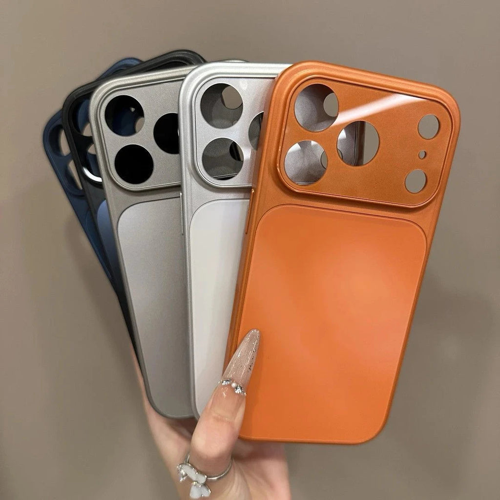 Original AG Nano Frosted Matte Luxury Phone Case For iPhone 17 14 13 16 15Pro Max Shockproof Cover With Camera Button Protectionv