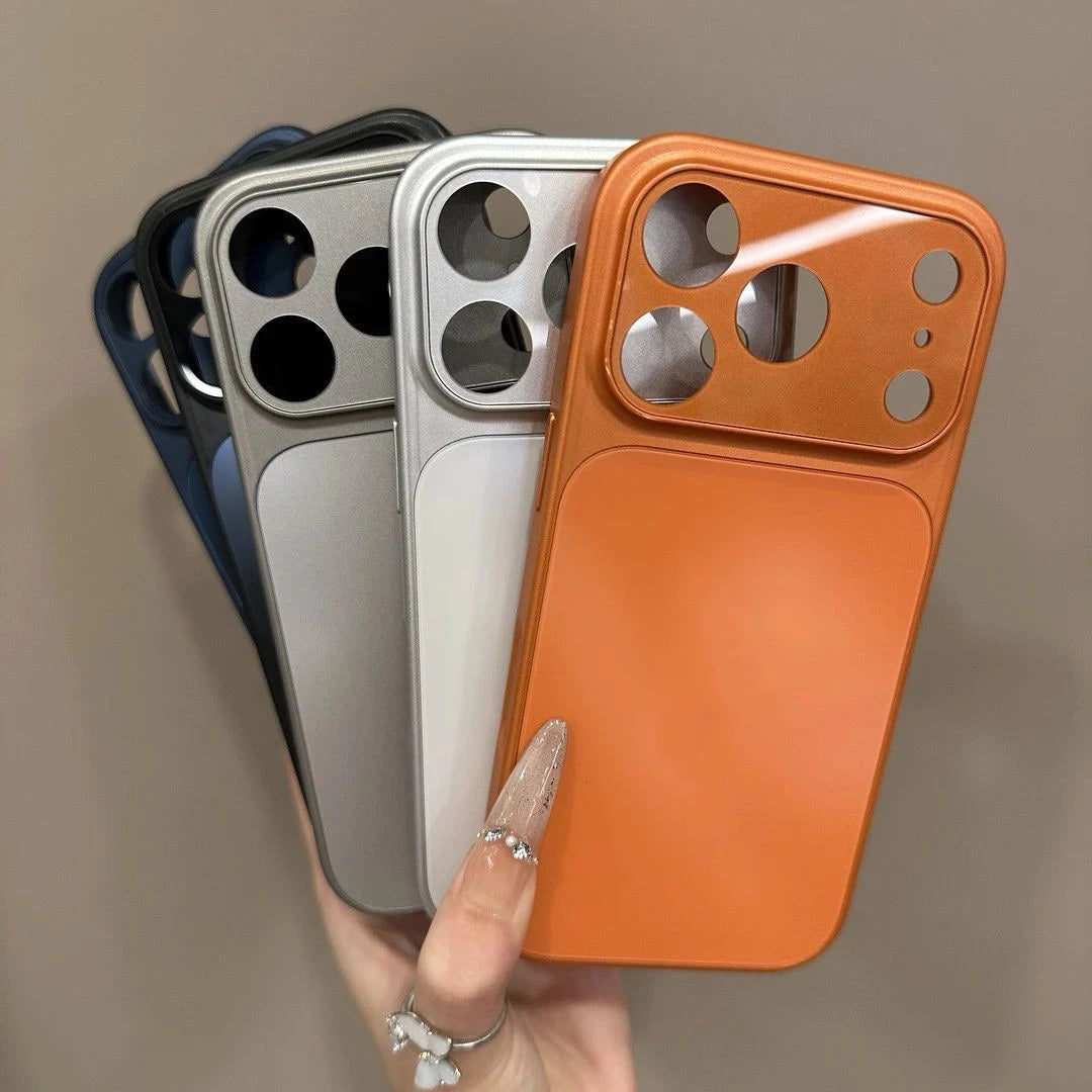 Original AG Nano Frosted Matte Luxury Phone Case For iPhone 17 14 13 16 15Pro Max Shockproof Cover With Camera Button Protectionv