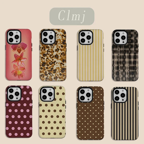 luxury Ins Berry Dot Hot Phone Case for iPhone 17 16 15 14 13 12 11 X XS XR XSMAX 7 8 Air Pro Max Plus Luxury Double-layer Cover