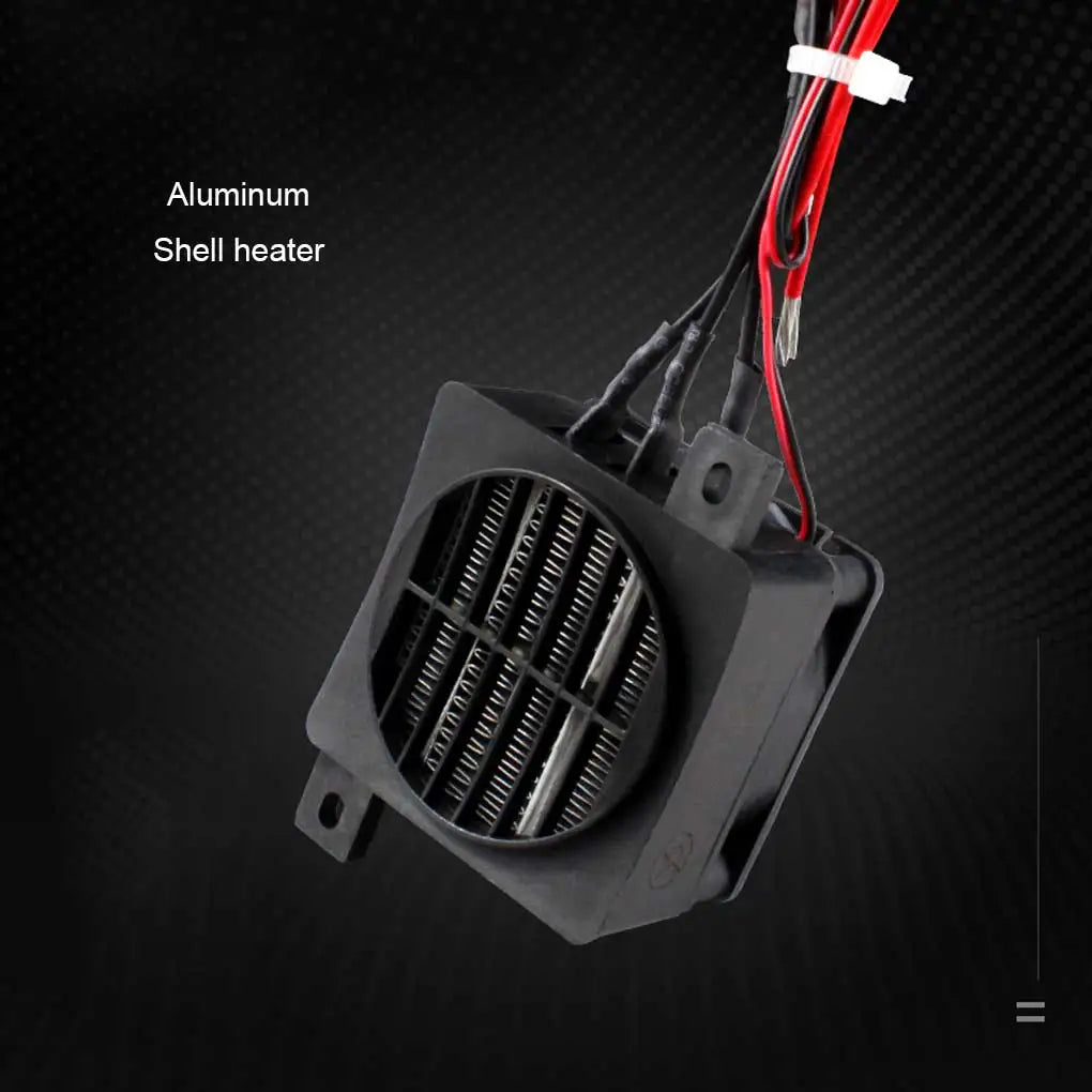 PTC Heater with Fan Professional Lightweight Durable Air Heater Replacement Parts Heating Element 24V 400W 24V 400W