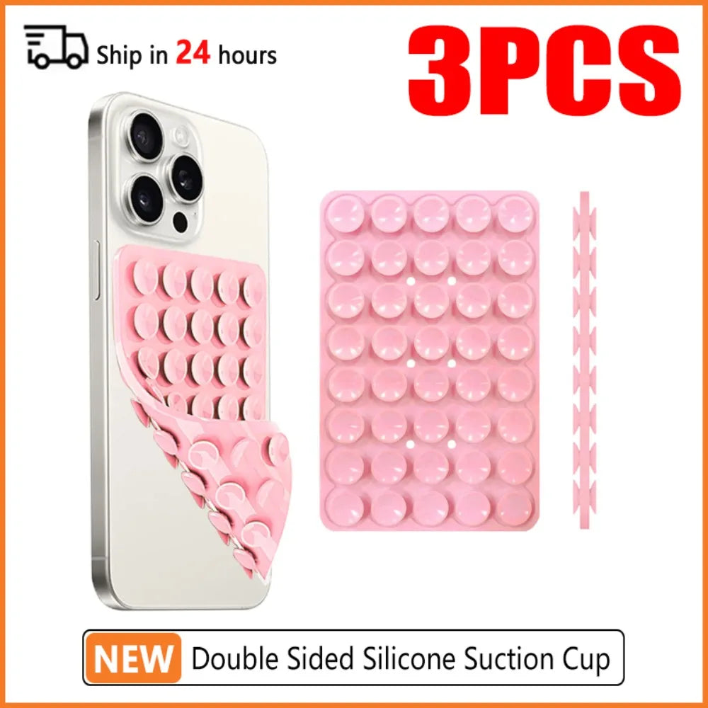 Double-Sided Silicone Suction Cup Phone Pad – Detachable Selfie & Video Stand Holder