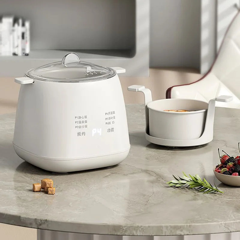 2025 Upgraded Multifunctional Egg Steamer Smart Breakfast Machine with Automatic Power Off and Portable Steamer for Home Use