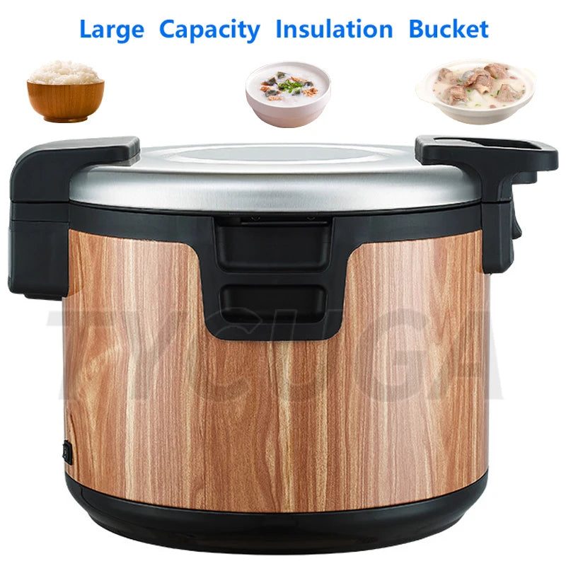 220V Electric Rice Cooker Rice Cooker Non-stick Inner Liner Soup Rice Warmer Kitchen Appliances For Restaurant/Hotel 15/19/32L