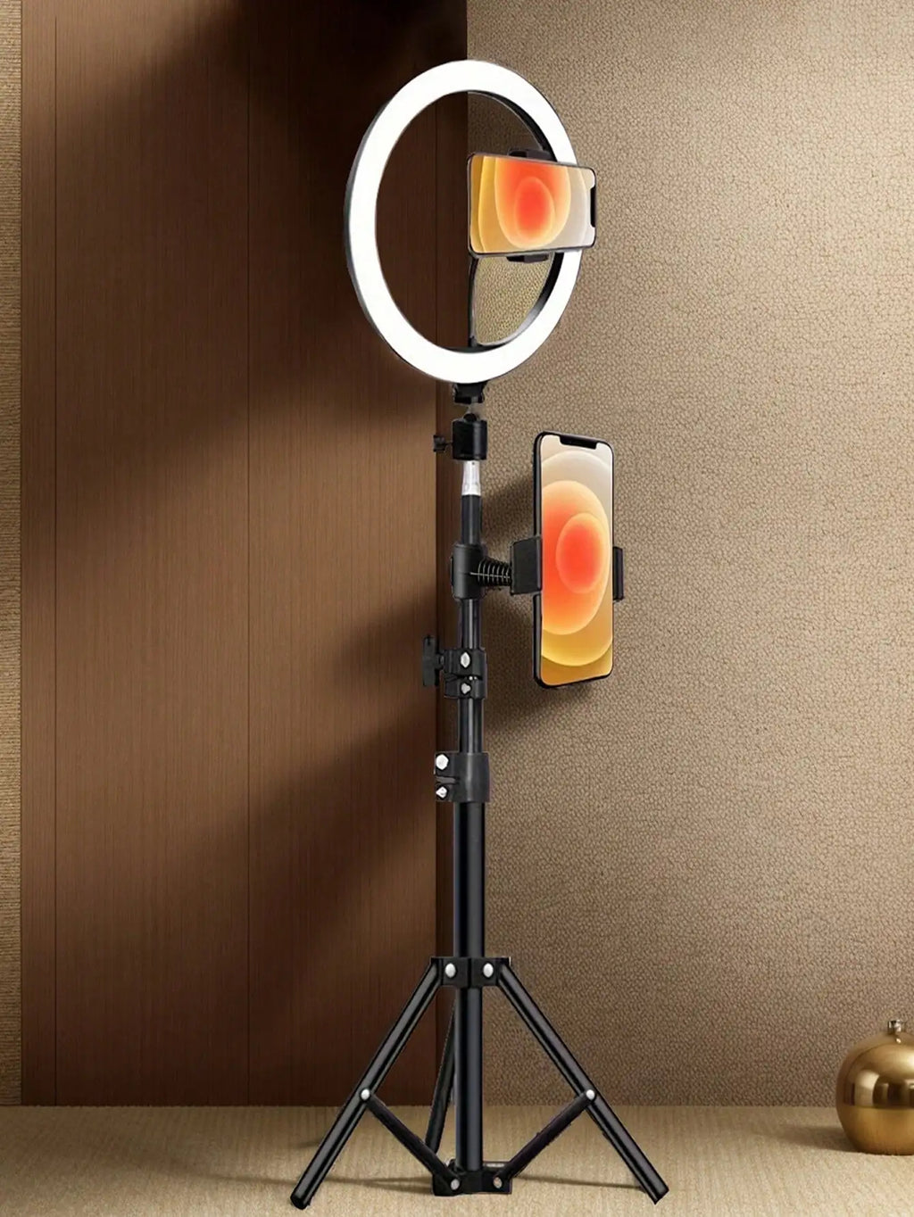 110cm Tripod Stand with 10-Inch Ring Light Live Stream Selfie Kit
