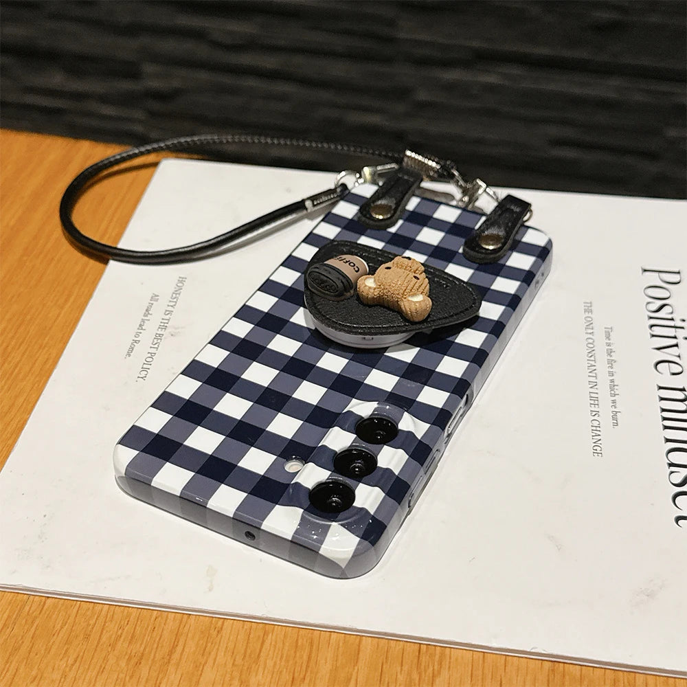 Shockproof Phone Case with Lanyard 4 Corner Protection Custom Print Cover for Galaxy S25 S25Ultra S24 S23 S24 Ultra Case
