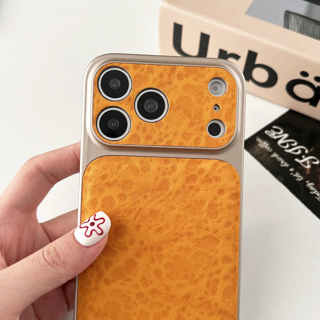 Leopard Print Leather Mobile Phone Cases For iPhone 17 16 15 14 13 Pro Max Protective Shockproof Hard Cover Shell Shields