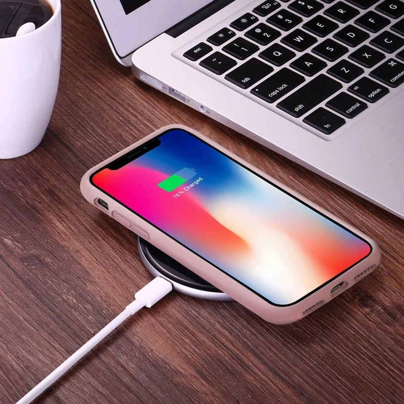 Original Silicone Cases For iPhone 17 16 15 12 14 13 Pro Max 15 16 Plus logo Case For Apple iPhone 11 14 15 16 17 Pro Cover