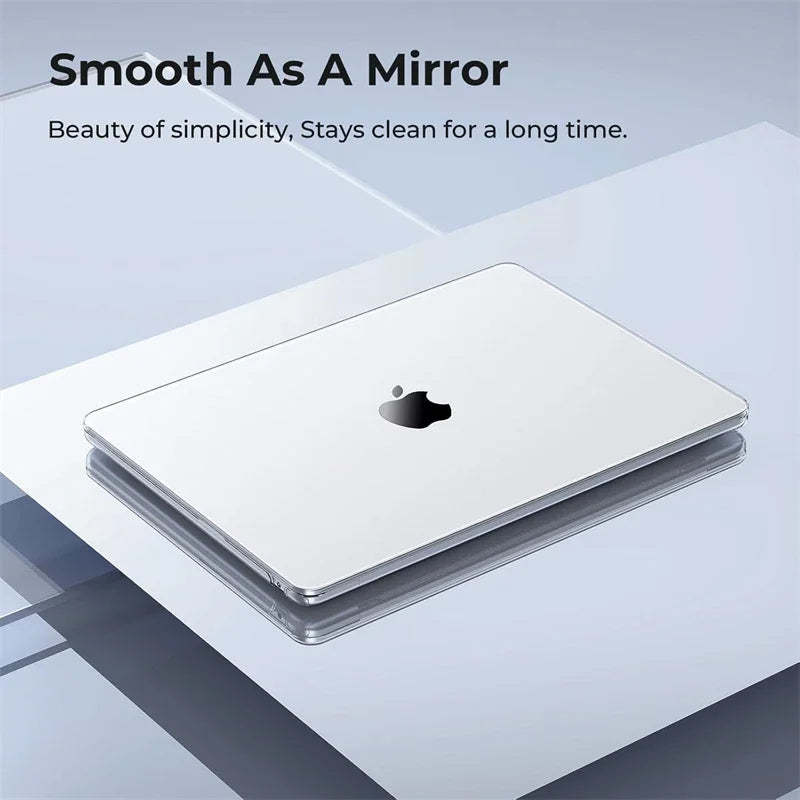 Crystal Clear Laptop Case for Macbook Air 13.6 M4 15 M3 Hard Cover for Mac Book Pro 13 M1 M2 14 M4 16 2025 Sleeve Accessories