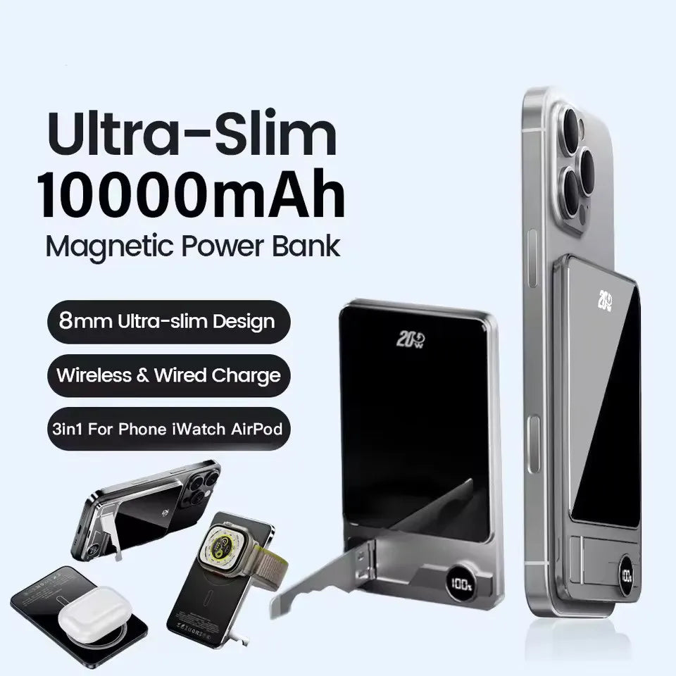 Wireless Magnetic Power Bank For Magsafe Qi2 Super Fast Charging External Battery for Apple Watch iPhone Portable Charger