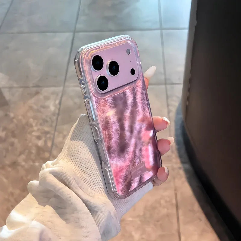 Fashion Pink Leopard Pattern Phone Case Suitable For iPhone 13 14 15 16 17 Pro Promax 2026 New Anti-fall Phone Protective Case 5 sold