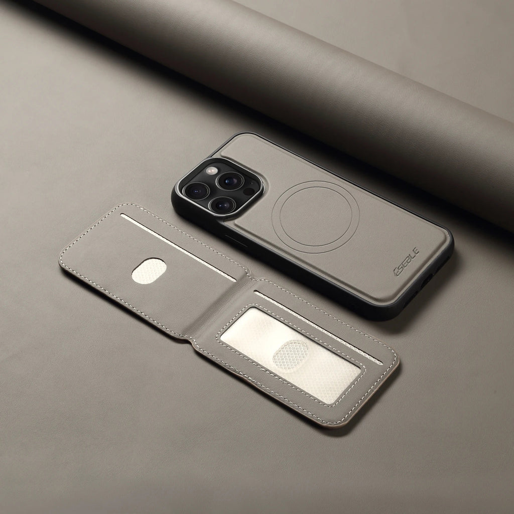 2 In 1 Detachable Magnetic Leather Case for IPhone 17 16 Pro Max 15 14 13 Wallet Cover Cards Holder Pocket