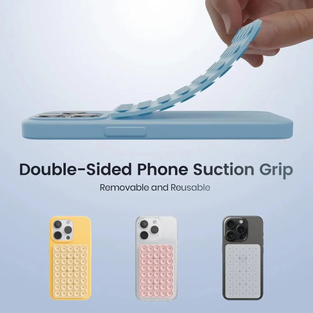 Double-Sided Silicone Suction Cup Phone Pad – Detachable Selfie & Video Stand Holder