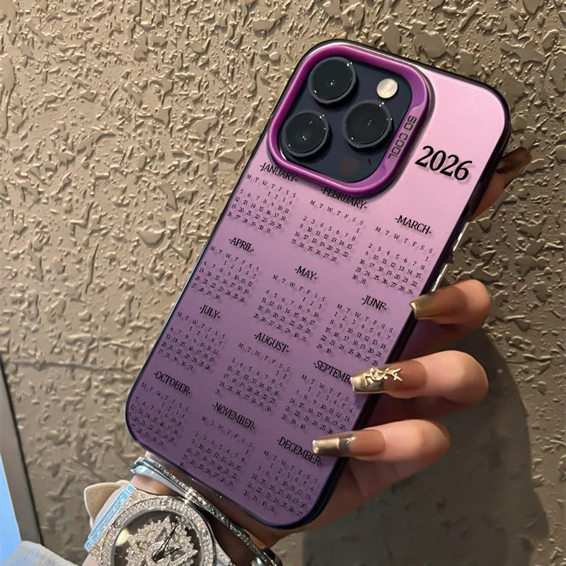 Phone Case New 2026 Calendar Pattern For Samsung Galaxy A16 A26 A34 A35 A36 A55 A56 A54 S25 FE S24 Ultra S23 Plus S22 S21 Cover