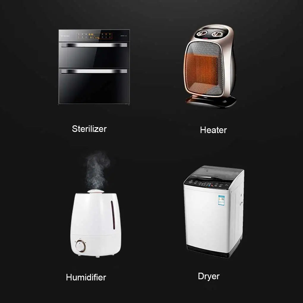 PTC Heater with Fan Professional Lightweight Durable Air Heater Replacement Parts Heating Element 24V 400W 24V 400W
