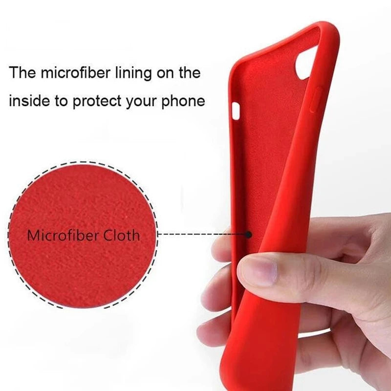Original Silicone Cases For iPhone 17 16 15 12 14 13 Pro Max 15 16 Plus logo Case For Apple iPhone 11 14 15 16 17 Pro Cover