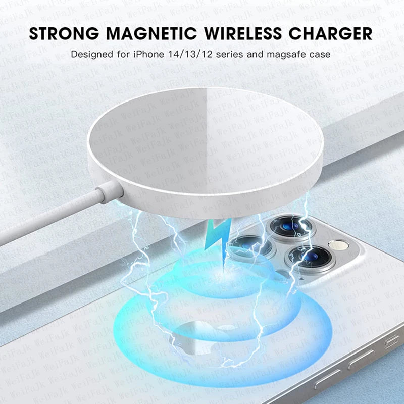 For Apple Magsafes Original Wireless Charger For iPhone 12 13 14 15 16 17 Pro Max Plus Air Fast Charging Type C Magnetic Charge