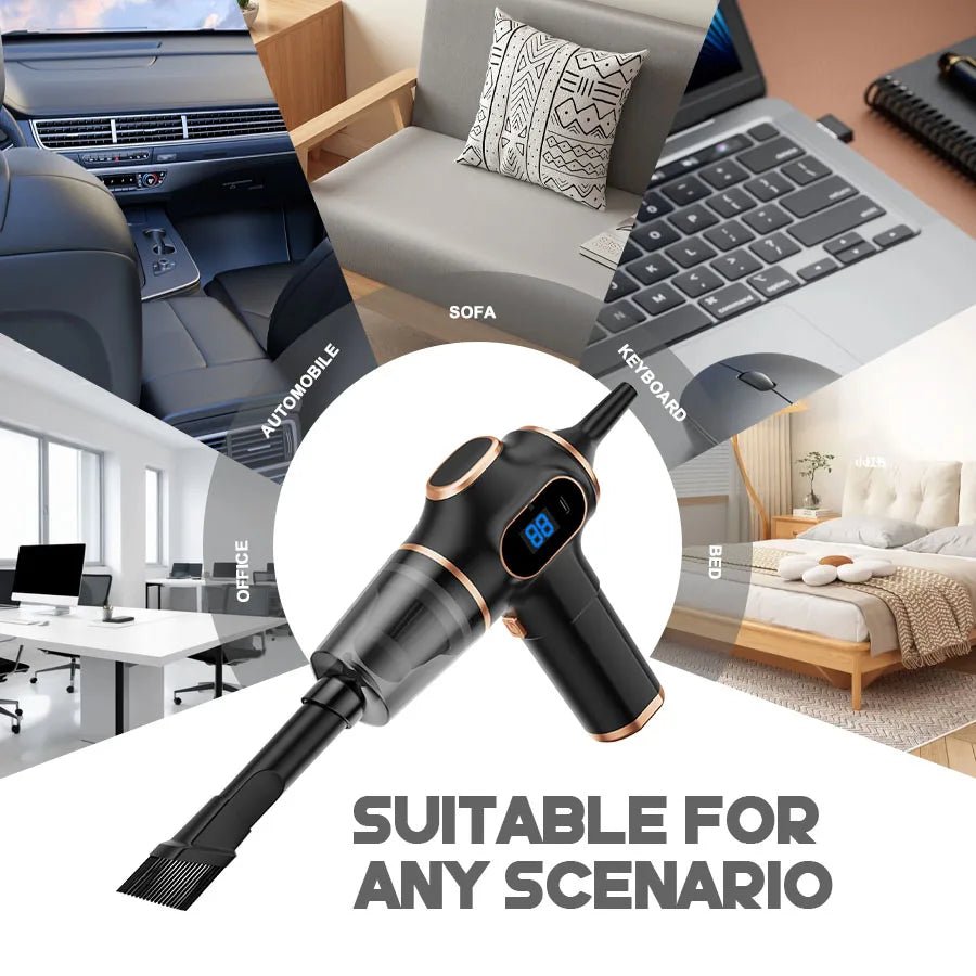 NEW ABS Wireless Car Vacuum Cleaner Home Appliance Sofa Office High-Power Household Cleaning Machine Mini Vacuum Carpet Cleaner
