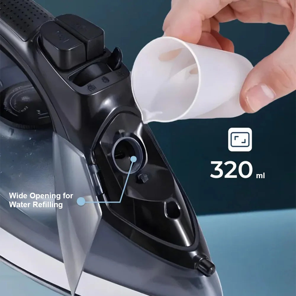 Handheld Electric Iron Portable Mini Garment Steamer Iron Automatic Shut-Off Anti-Dripping Design Portable Travel Household Iron