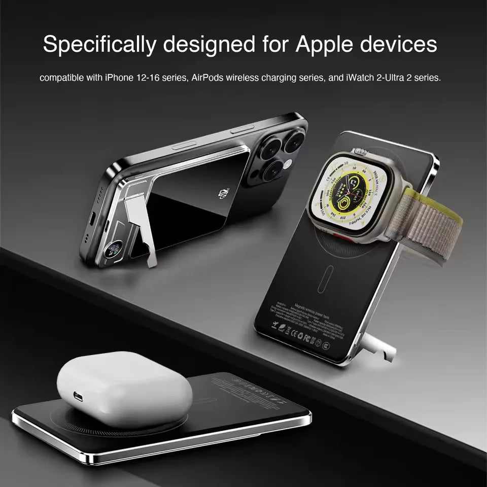 Wireless Magnetic Power Bank For Magsafe Qi2 Super Fast Charging External Battery for Apple Watch iPhone Portable Charger